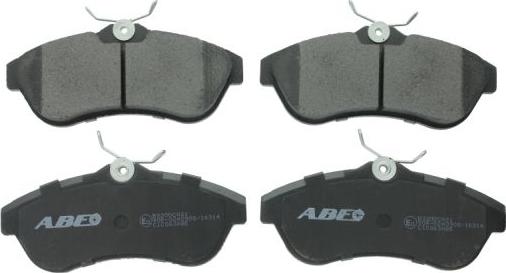 ABE C1C063ABE - Комплект спирачно феродо, дискови спирачки vvparts.bg