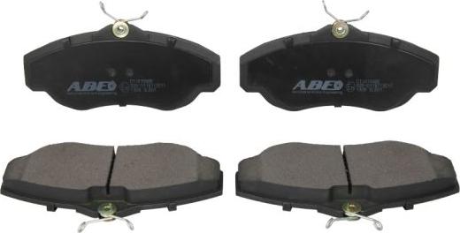 ABE C1I015ABE - Комплект спирачно феродо, дискови спирачки vvparts.bg