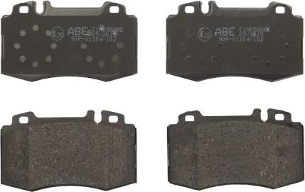 ABE C1M058ABE - Комплект спирачно феродо, дискови спирачки vvparts.bg
