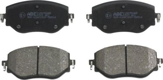 ABE C1R055ABE - Комплект спирачно феродо, дискови спирачки vvparts.bg