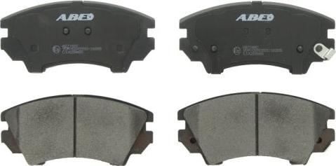 ABE C1X039ABE - Комплект спирачно феродо, дискови спирачки vvparts.bg