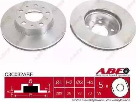 Alpha Brakes HTP-FT-036 - Спирачен диск vvparts.bg