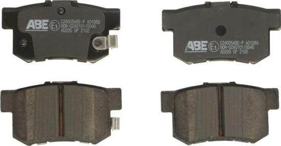 ABE C24005ABE-P - Комплект спирачно феродо, дискови спирачки vvparts.bg