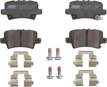 ABE C24014ABE-P - Комплект спирачно феродо, дискови спирачки vvparts.bg