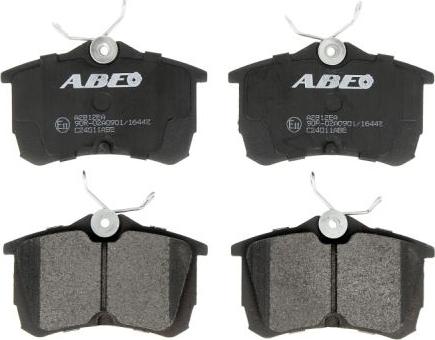 ABE C24011ABE - Комплект спирачно феродо, дискови спирачки vvparts.bg