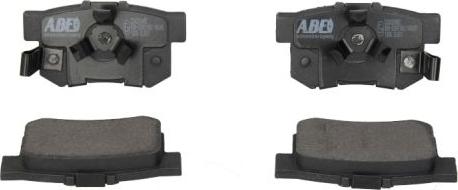 ABE C24020ABE - Комплект спирачно феродо, дискови спирачки vvparts.bg