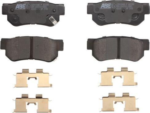 ABE C20510ABE-P - Комплект спирачно феродо, дискови спирачки vvparts.bg