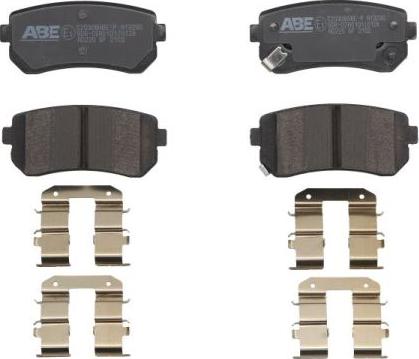 ABE C20308ABE-P - Комплект спирачно феродо, дискови спирачки vvparts.bg