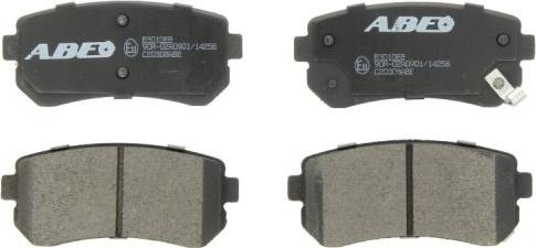 ABE C20308ABE - Комплект спирачно феродо, дискови спирачки vvparts.bg