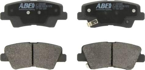 ABE C20314ABE - Комплект спирачно феродо, дискови спирачки vvparts.bg