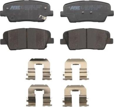 ABE C20316ABE-P - Комплект спирачно феродо, дискови спирачки vvparts.bg