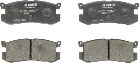 ABE C23006ABE - Комплект спирачно феродо, дискови спирачки vvparts.bg