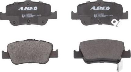ABE C22036ABE - Комплект спирачно феродо, дискови спирачки vvparts.bg