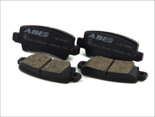 ABE C22028ABE - Комплект спирачно феродо, дискови спирачки vvparts.bg