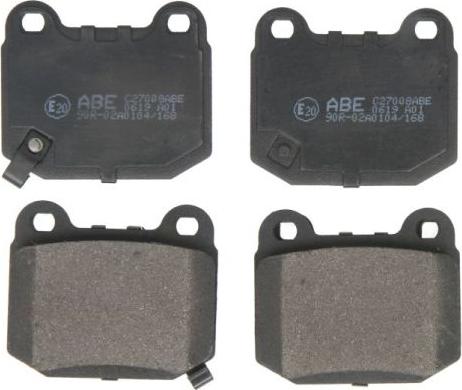 ABE C27008ABE - Комплект спирачно феродо, дискови спирачки vvparts.bg