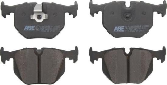 ABE C2B005ABE-P - Комплект спирачно феродо, дискови спирачки vvparts.bg