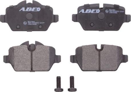 ABE C2B016ABE - Комплект спирачно феродо, дискови спирачки vvparts.bg