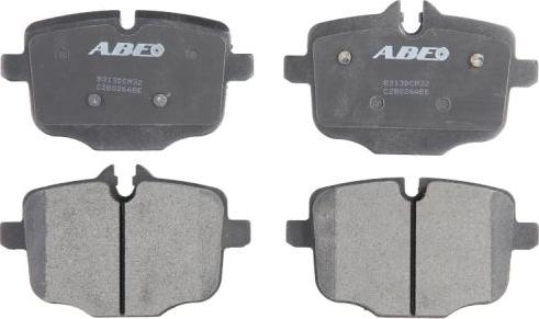 ABE C2B026ABE - Комплект спирачно феродо, дискови спирачки vvparts.bg