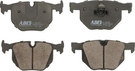 ABE C2B022ABE - Комплект спирачно феродо, дискови спирачки vvparts.bg