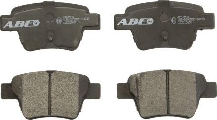 ABE C2C010ABE - Комплект спирачно феродо, дискови спирачки vvparts.bg