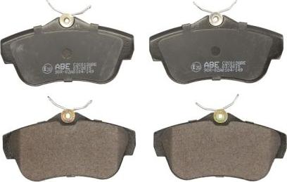 ABE C2C012ABE - Комплект спирачно феродо, дискови спирачки vvparts.bg