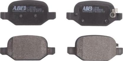 ABE C2F014ABE - Комплект спирачно феродо, дискови спирачки vvparts.bg