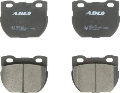 ABE C2I004ABE - Комплект спирачно феродо, дискови спирачки vvparts.bg