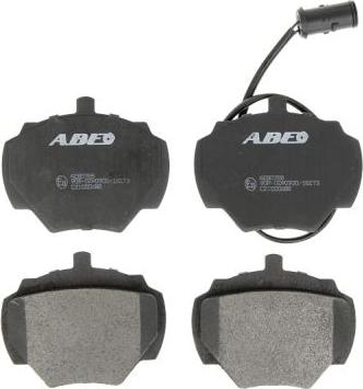 ABE C2I000ABE - Комплект спирачно феродо, дискови спирачки vvparts.bg