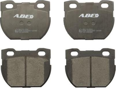 ABE C2I002ABE - Комплект спирачно феродо, дискови спирачки vvparts.bg