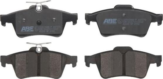 ABE C2X013ABE-P - Комплект спирачно феродо, дискови спирачки vvparts.bg