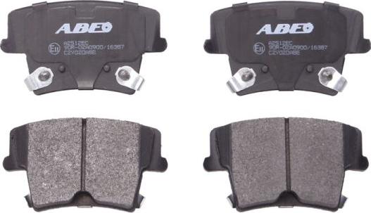 ABE C2Y020ABE - Комплект спирачно феродо, дискови спирачки vvparts.bg