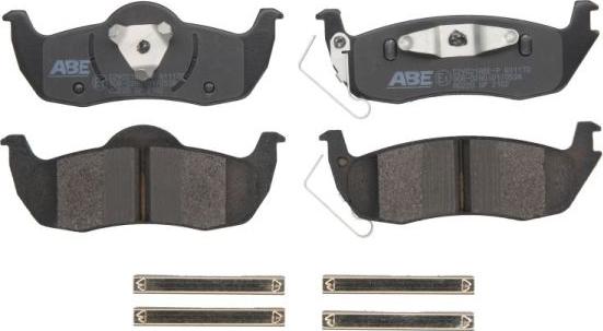 ABE C2Y021ABE-P - Комплект спирачно феродо, дискови спирачки vvparts.bg