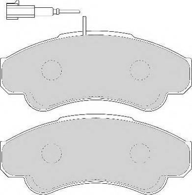 ABEX AVR109 - Комплект спирачно феродо, дискови спирачки vvparts.bg