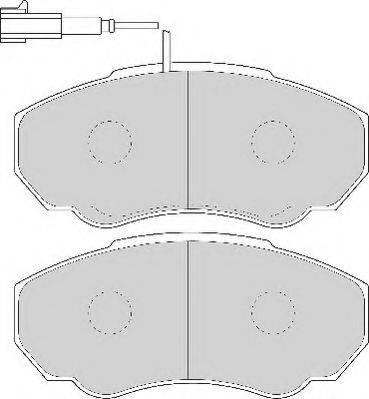 ABEX AVR108 - Комплект спирачно феродо, дискови спирачки vvparts.bg