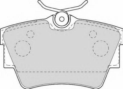 ABEX AVR116 - Комплект спирачно феродо, дискови спирачки vvparts.bg