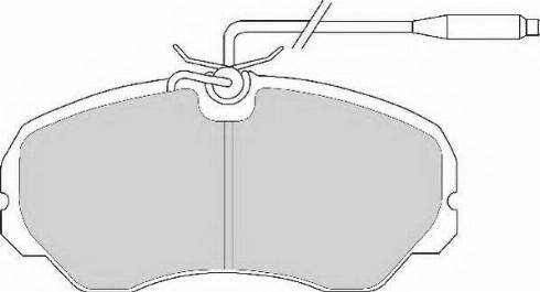 ABEX AVR135 - Комплект спирачно феродо, дискови спирачки vvparts.bg