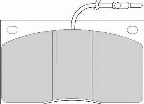 ABEX AVR123 - Комплект спирачно феродо, дискови спирачки vvparts.bg