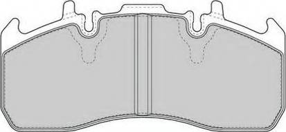 ABEX G6984 - Комплект спирачно феродо, дискови спирачки vvparts.bg