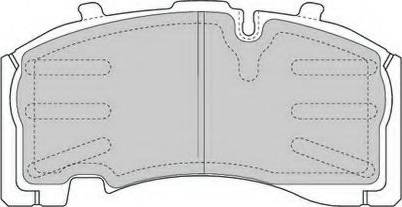 ABEX G6939 - Комплект спирачно феродо, дискови спирачки vvparts.bg