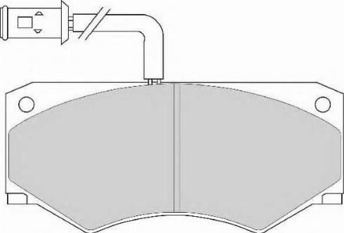 ABEX G6491 - Комплект спирачно феродо, дискови спирачки vvparts.bg