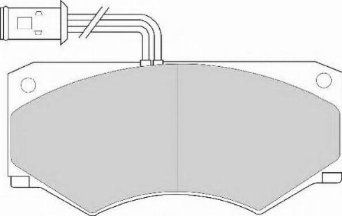 ABEX G6231 - Комплект спирачно феродо, дискови спирачки vvparts.bg