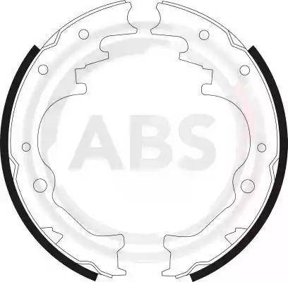A.B.S. 9051 - Комплект спирачна челюст vvparts.bg