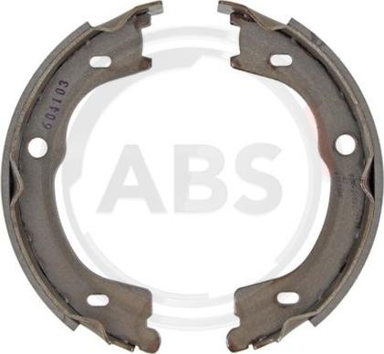 A.B.S. 9370 - Комплект спирачна челюст, ръчна спирачка vvparts.bg