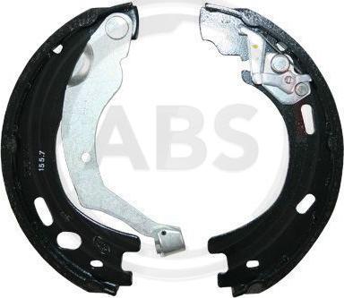 A.B.S. 9230 - Комплект спирачна челюст, ръчна спирачка vvparts.bg