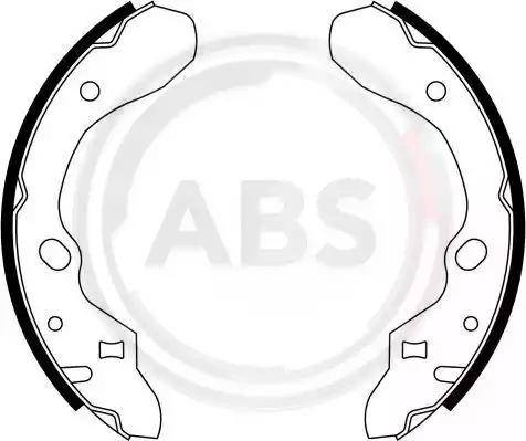 A.B.S. 40659 - Комплект спирачна челюст vvparts.bg