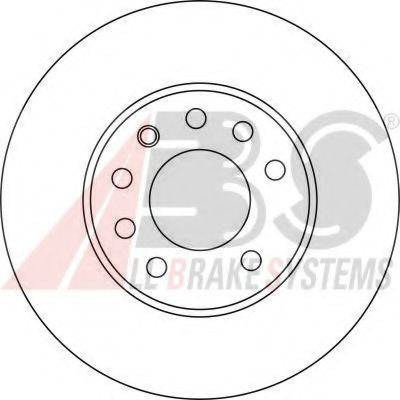 A.B.S. 17368 OE - Спирачен диск vvparts.bg