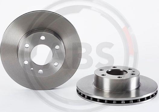 A.B.S. 09.9758.10 - Спирачен диск vvparts.bg