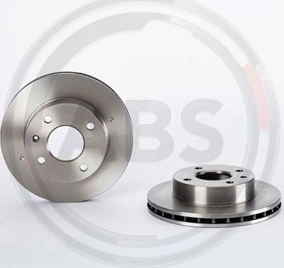 A.B.S. 09.4914.34 - Спирачен диск vvparts.bg