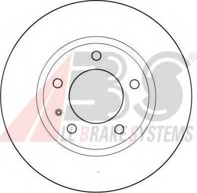 A.B.S. 15735 OE - Спирачен диск vvparts.bg