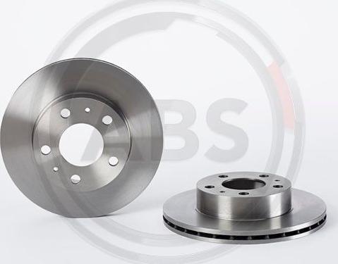 A.B.S. 09.5906.14 - Спирачен диск vvparts.bg